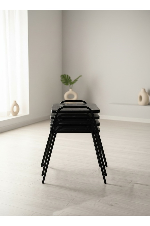 4'LÜ TEPSİ MODEL MODERN SEHPA - 2