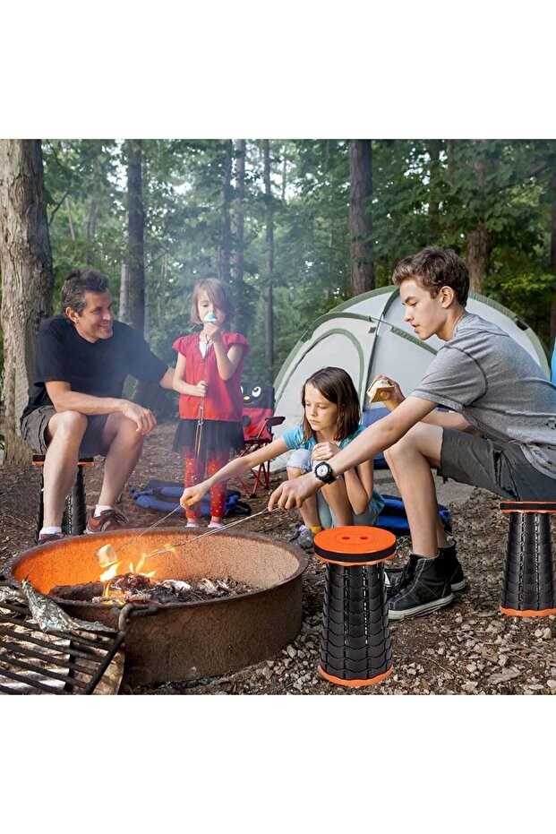 كرسي تخييم قابل للطي والتمديد، محمول. ارتفاع قابل للتعديل، خفيف الوزن - 5