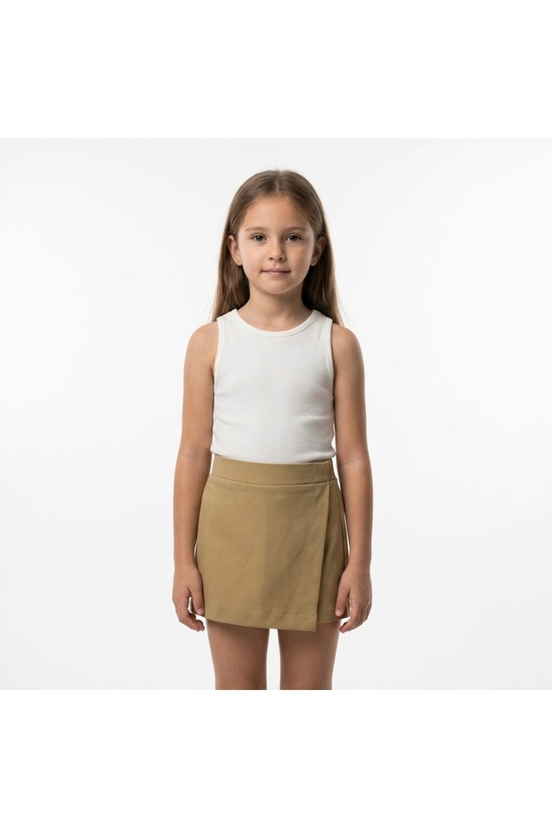 100% Cotton Premium Girls' Shorts Skirt