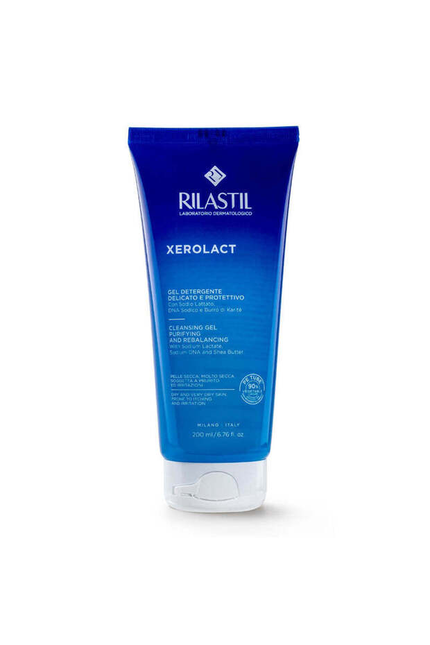 Xerolact Purifying & Rebalancing Gel Facial Cleanser with Shea Butter, Sodium Lactate & DNA