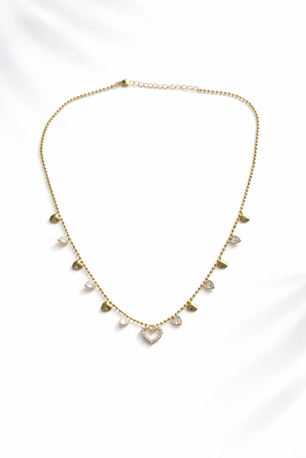 Çelik Kalpli Kolye - 1