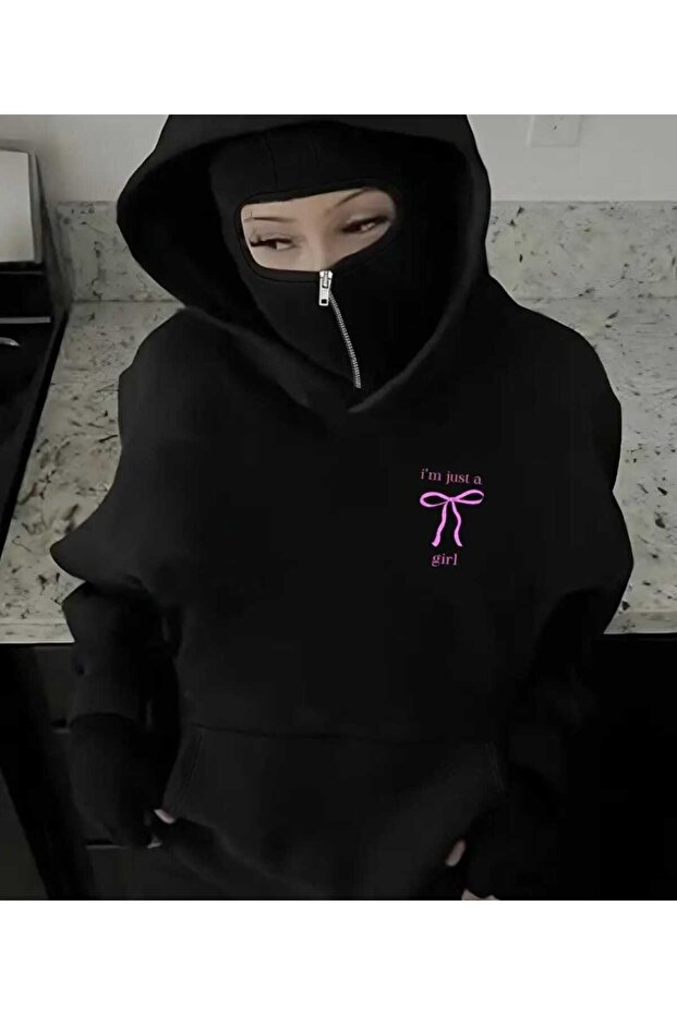 Black Snow Mask Hooded Sweatshirt