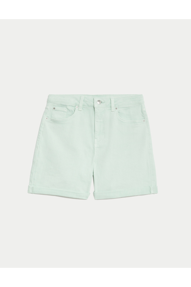 Boyfriend Denim Şort - 5