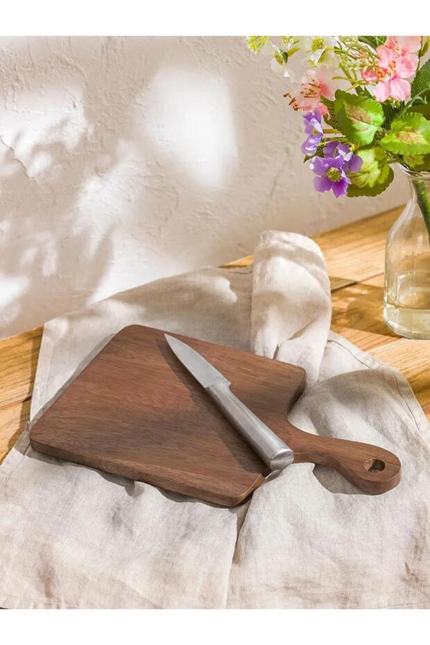 Brown Wooden Cutting Board 27 cm (S6)