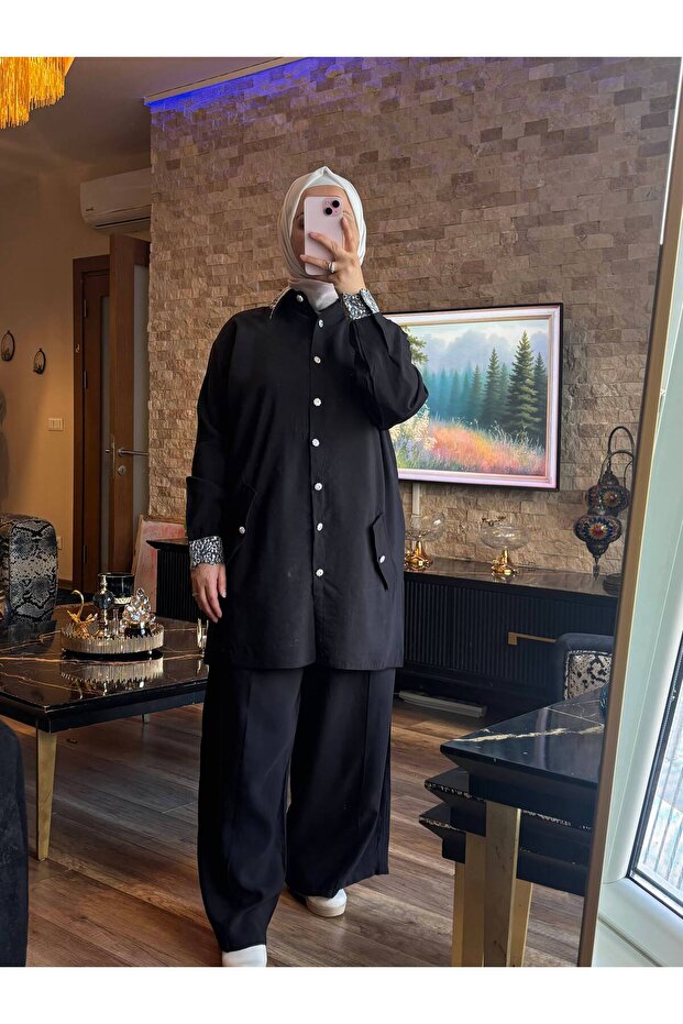 Women's Hijab Shirt-Pants & Sweatpants Set