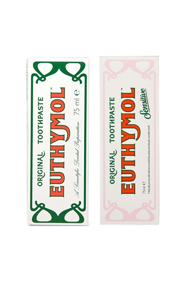 Original Pink Toothpaste 75ml + Toothpaste for Sensitive Teeth 75ml - 1