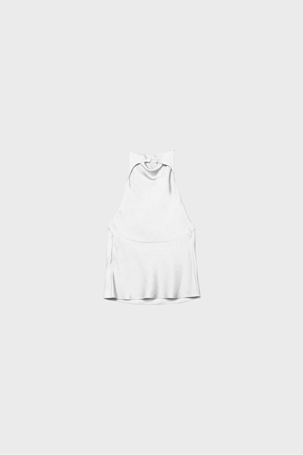 Saten halter top - 7