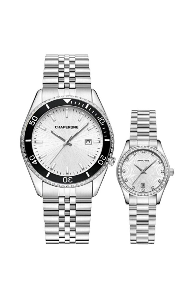 Çelik Kordon Çift Saati - 2