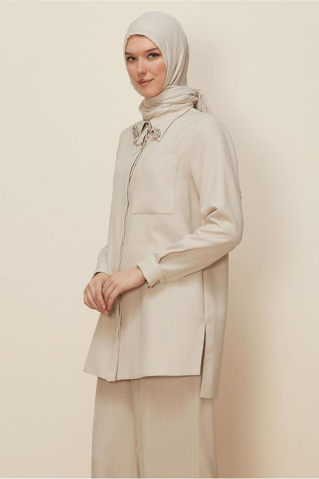 Shirt Collar Tunic 46201