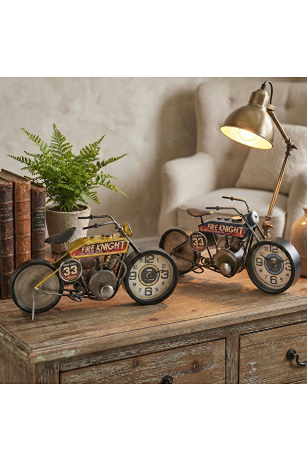 Racing Engine Design Desktop Clock - 1