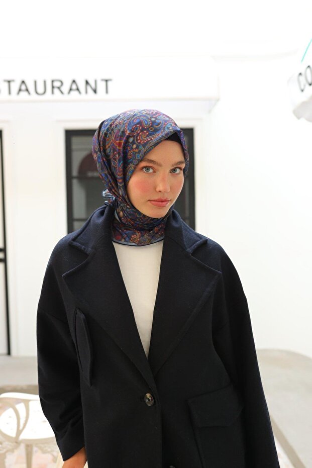 73071-02 Model eșarfă moale - 2