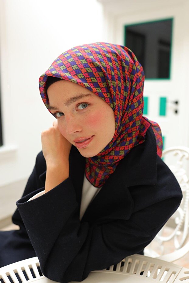 73073-18 Model eșarfă moale - 5