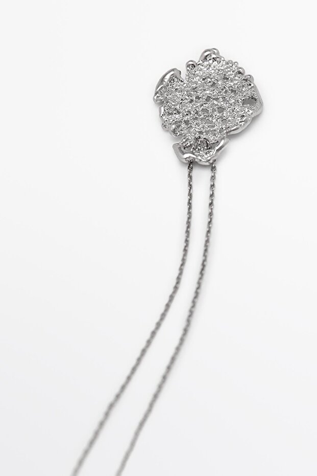 Mini soyut uçlu kolye - 4