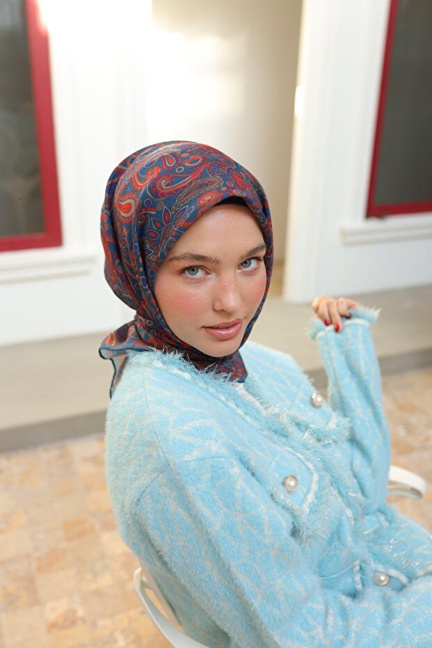 73071-11 Model eșarfă moale - 5