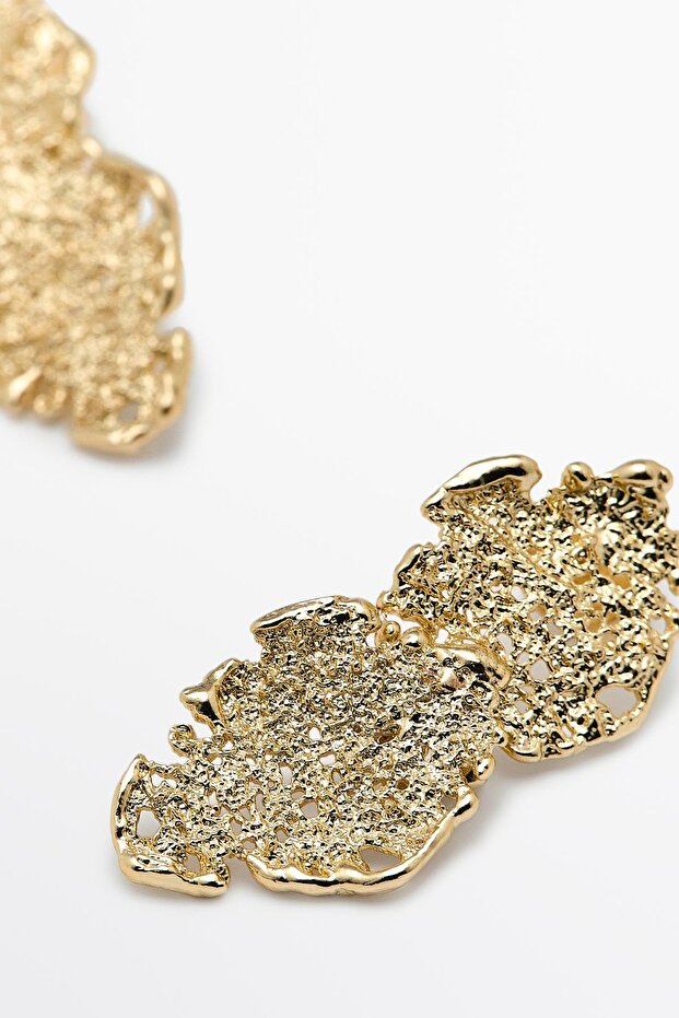 Soyut parçalı küpe - 3