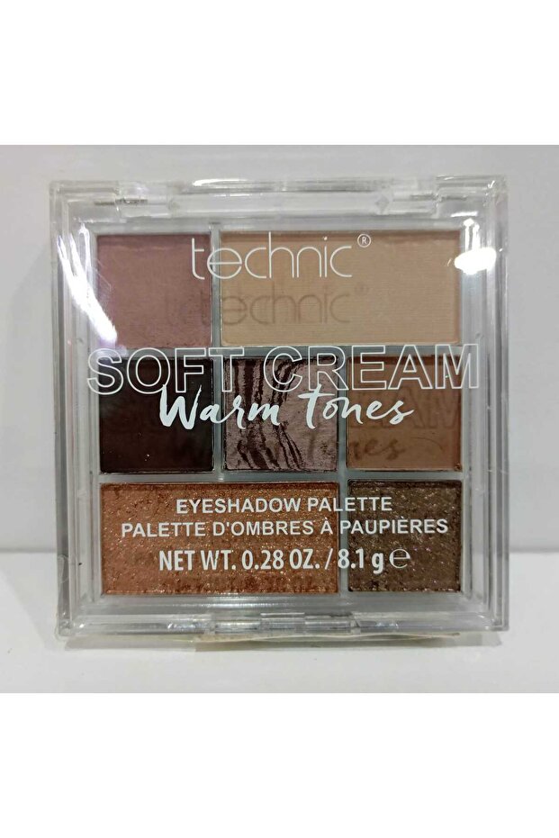 Warm Tones eyeshadow palette 7 li - 1