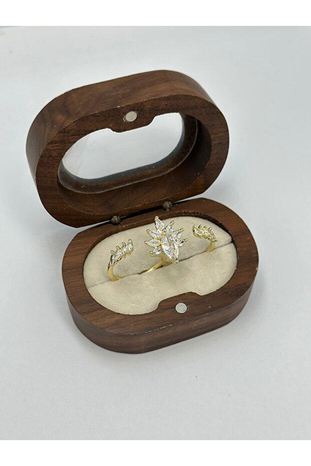 خاتم إصبع مزدوج (قابل للتعديل) من الفضة - 3