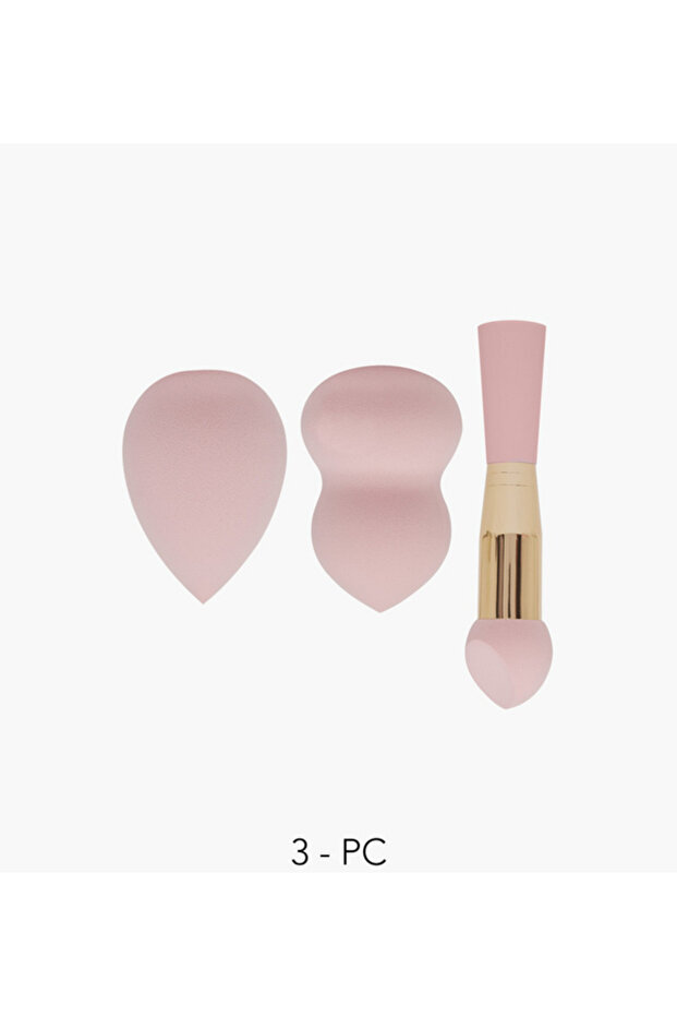 مجموعة إسفنجات مكياج من 3 قطع - 1