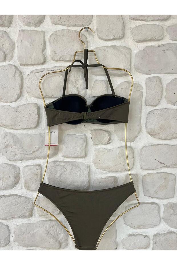 Parçalı Kaplı Bikini - 4