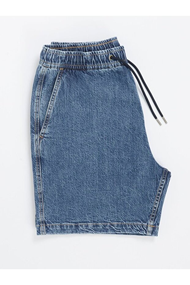Jeans Jogger Erkek Regular Fit Şort - 5