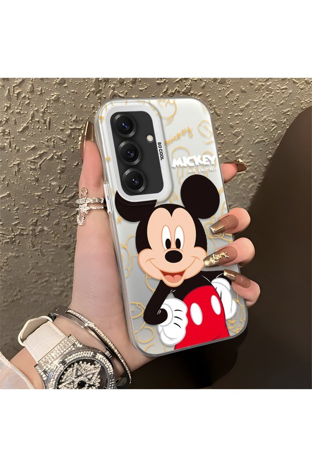 Samsung Galaxy A50/A50S/A30S Compatible, Cartoon Mickey Mouse Patterned Shock-Resistant Phone Case.