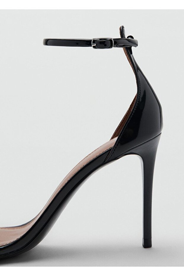 Topuklu bantlı sandalet - 4