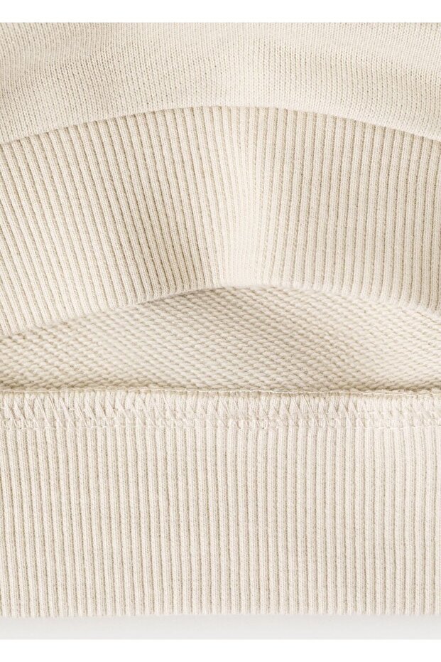 İşlemeli pamuklu sweatshirt - 6