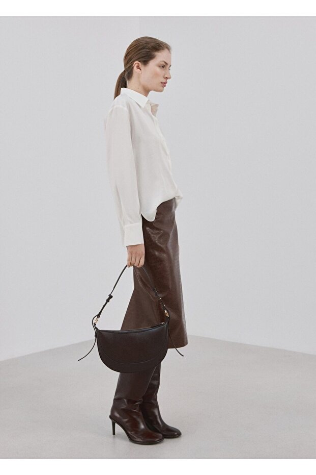 Lyocell düz kesim gömlek - 2