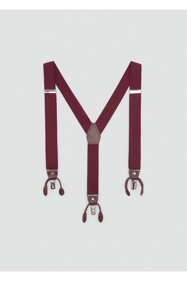 Deri detaylı ayarlanabilir elastik askılar - 2
