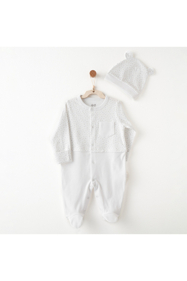 Baby Overalls Set Romper Hat Set My Little World