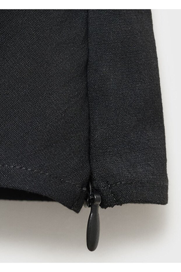 Asimetrik dökümlü askılı bluz - 5