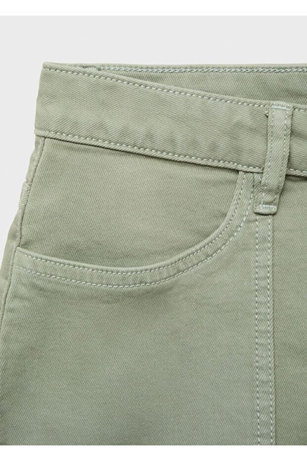 Cepli pamuklu şort - 5