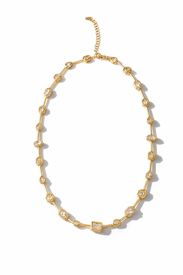 Çelik 7 Element Kolye - 1