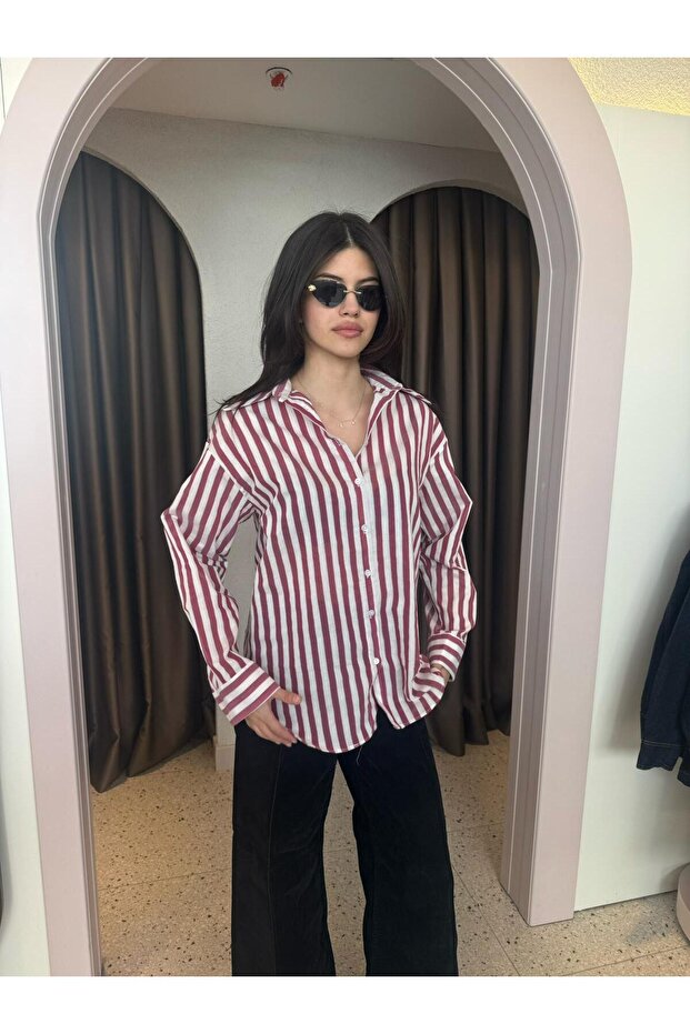 KALIN ÇİZGİ GÖMLEK - 1