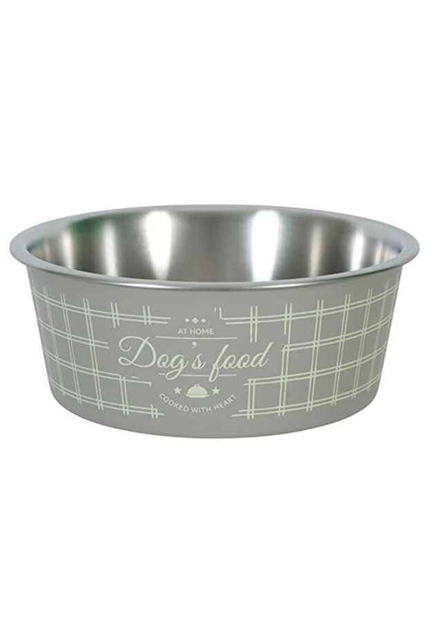 Non-Slip Food Dog Bowl Taupe 1700 ml