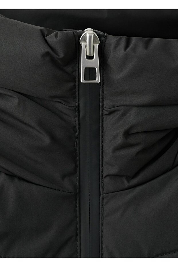Kapüşonlu kapitone anorak - 5