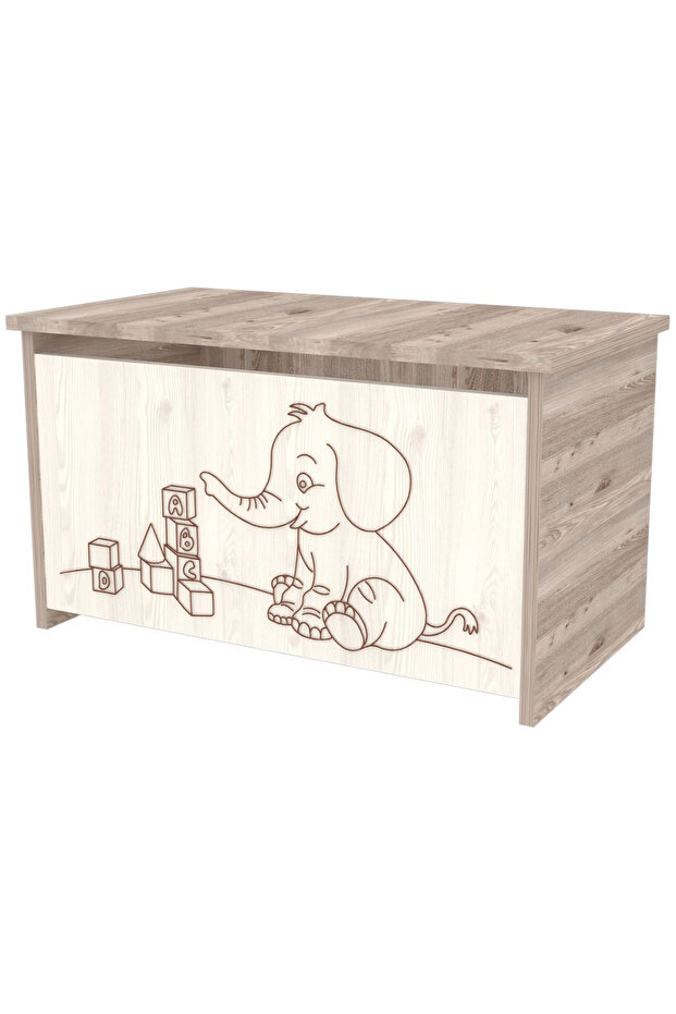 Sofia storage box, cream sand - 1