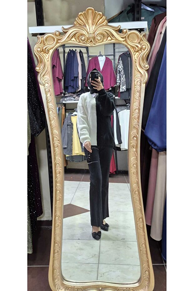 Çift renk kazak - 2