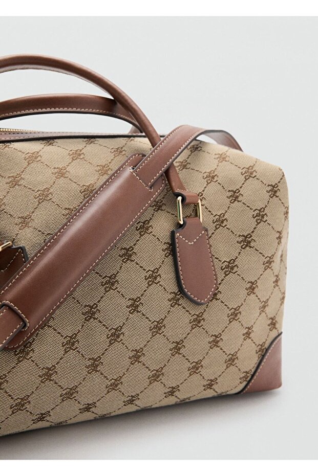 Jacquard logolu bowling çantası - 3