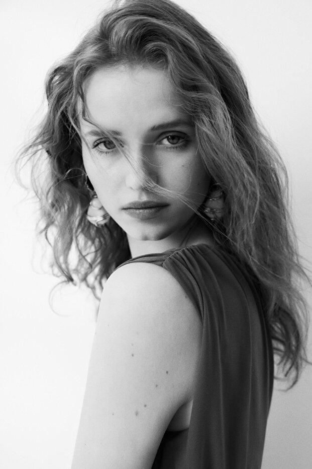 Drapeli Mini Elbise - 2