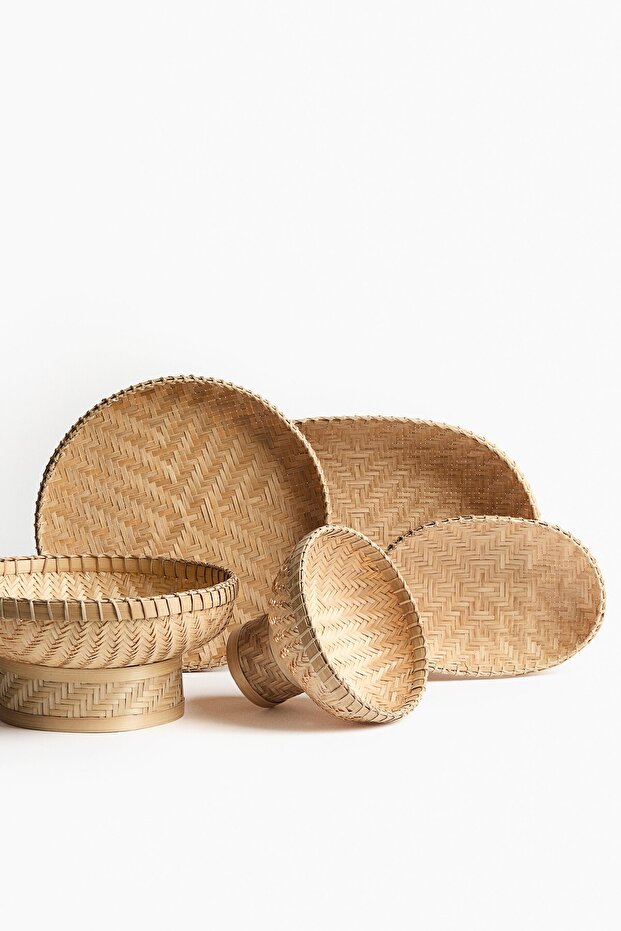 Ayaklı Bambu Servis Kasesi - 2