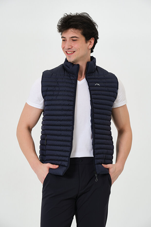 Men's vest men's standard mold inflatable vest water repellent