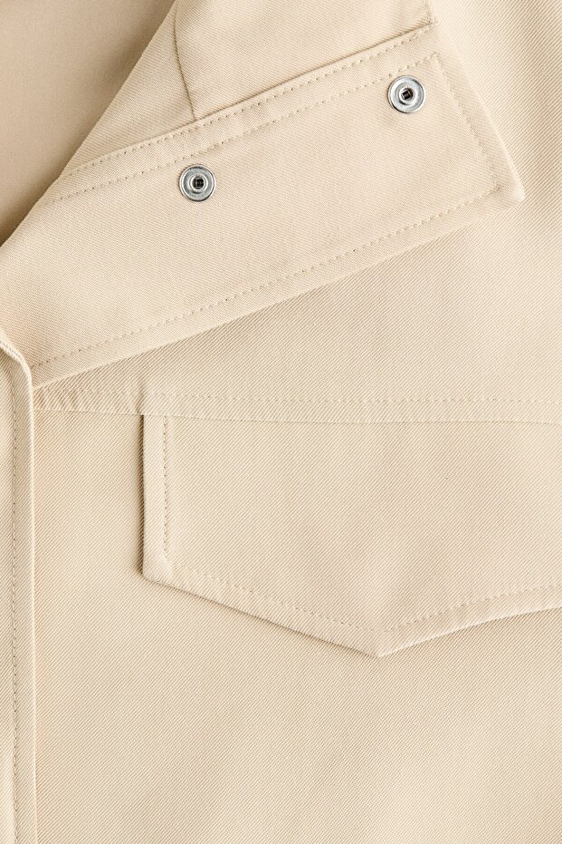 Boru Yakalı Ceket - 6