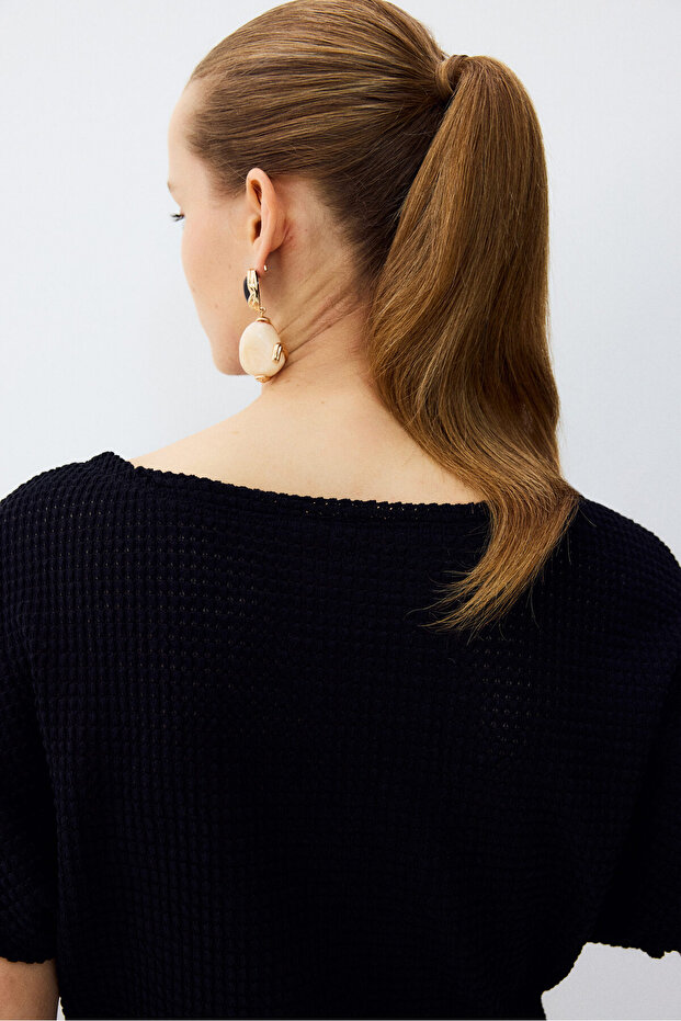 Yarasa Kollu Jarse Üst - 4