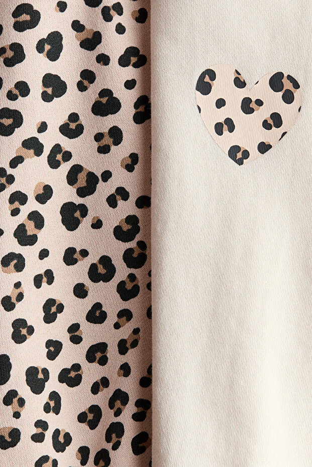 2'li Baskılı Sweatshirt - 2