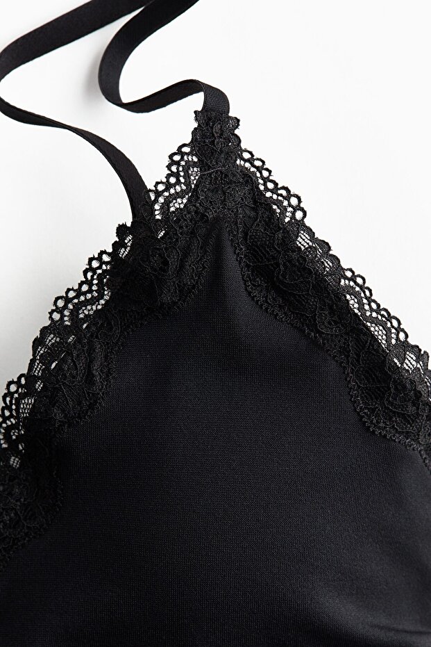 Dantel Şeritli Body Seamless - 6