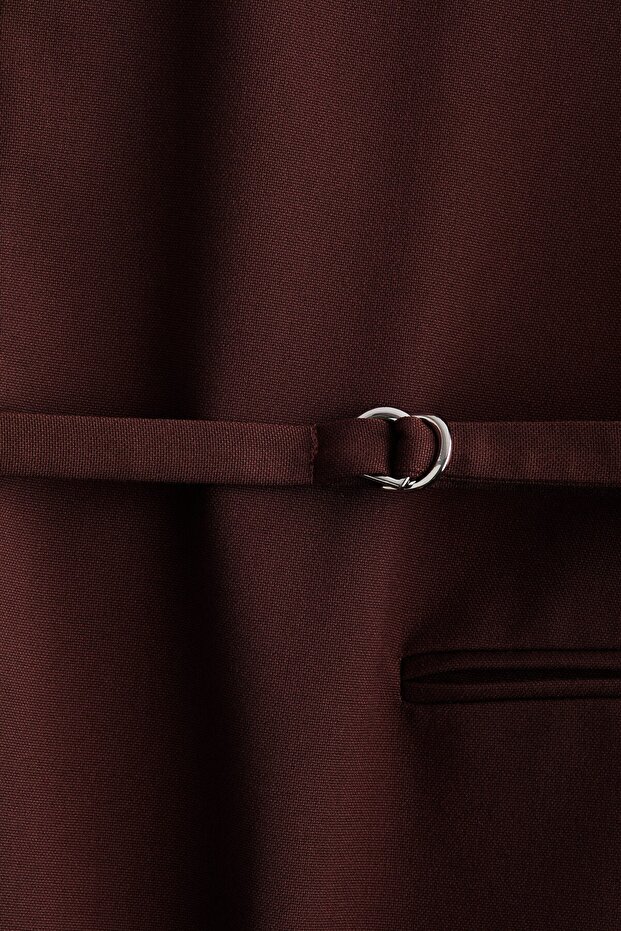 Kemerli Oversize Blazer - 2