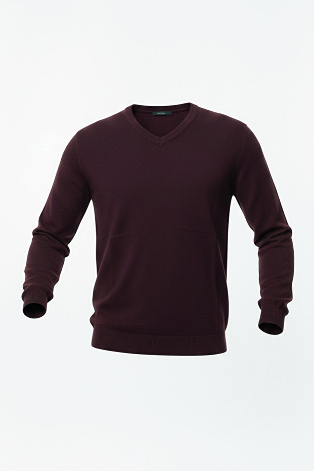 Erkek V Yaka Triko Kazak - 4