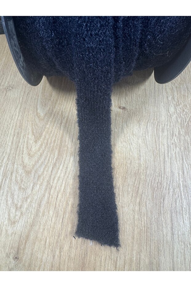 siyah örgü dokuma şerit - 2