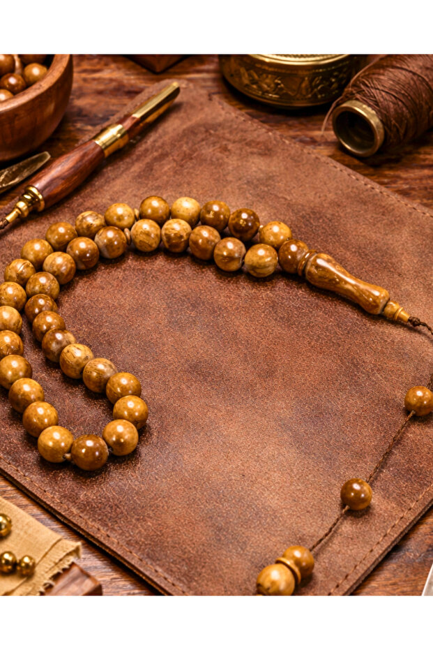 Handmade Natural Kuka Wood - Specially Crafted by Master Artisans - 12 mm Kuka Prayer Beads